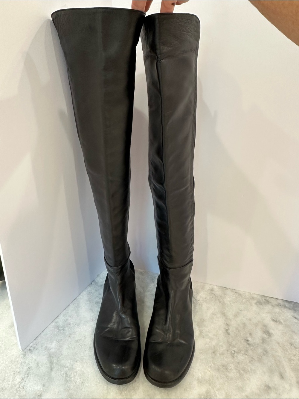 Stuart Weitzman over the knee classic   1” heel boot